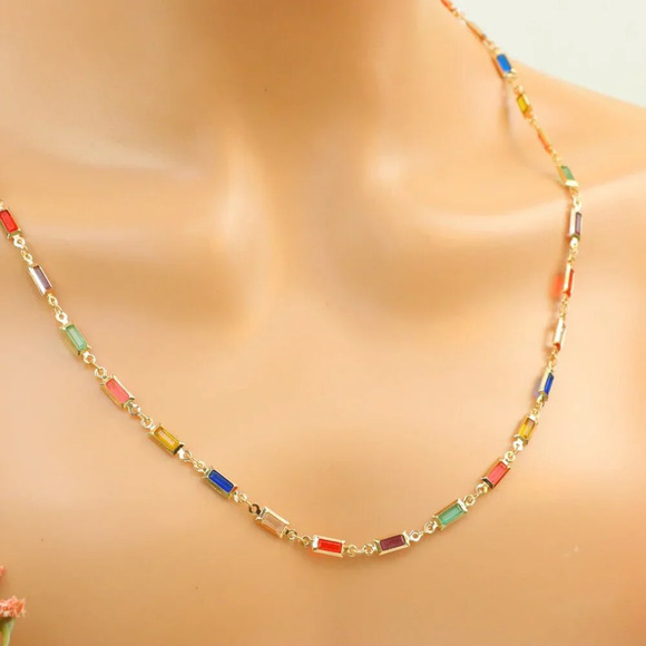 "New Beautiful Design Necklace Chain for Women/Girls, Gift, N603 - Picture 2 of 10